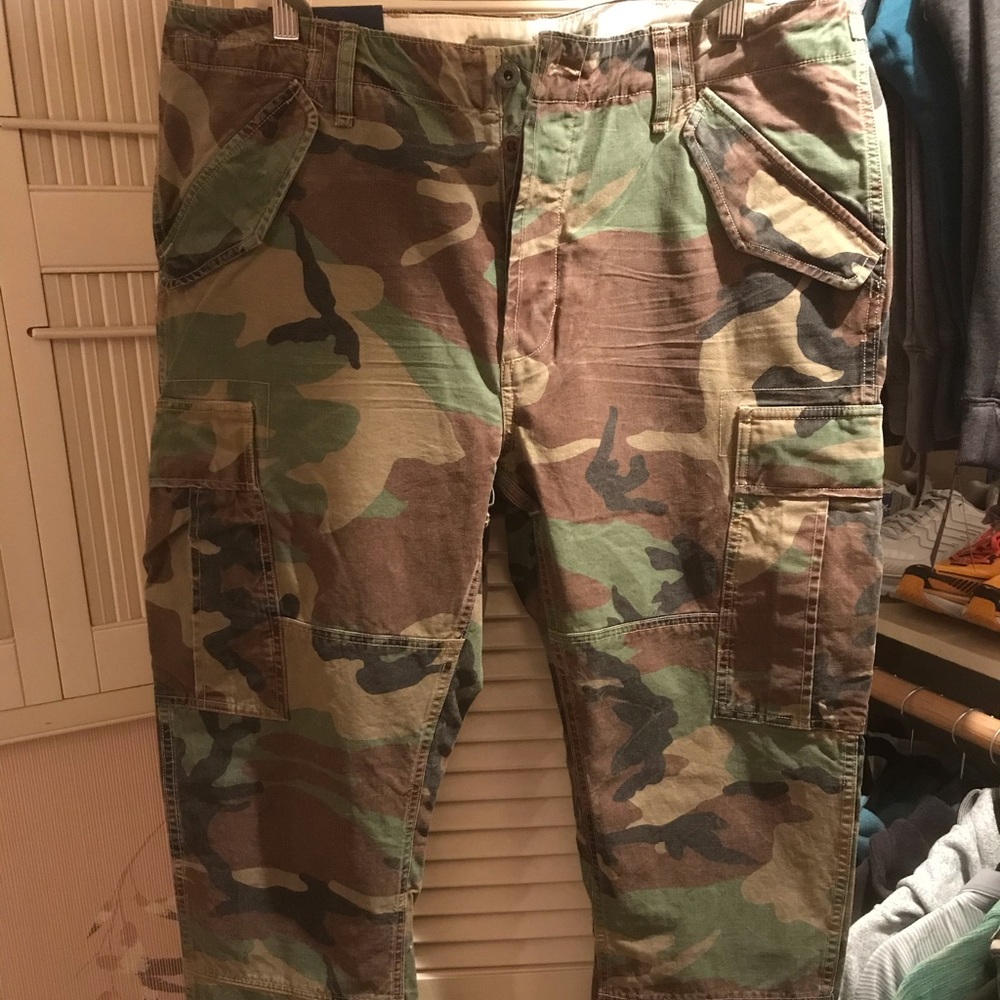 Men’s Polo Ralph Lauren Camouflage Cargo Pants